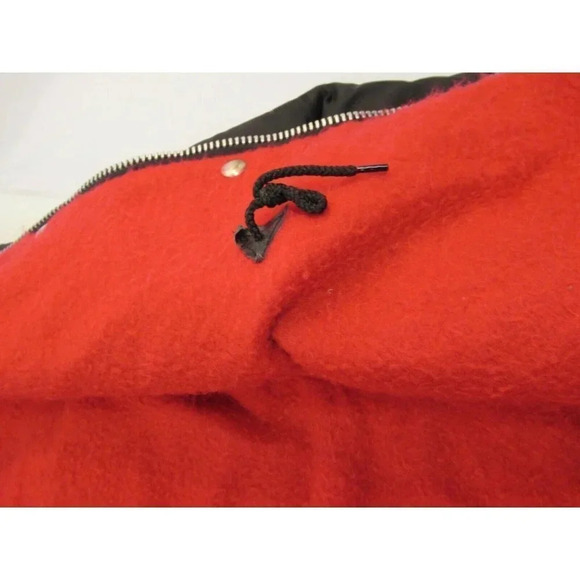 Yamaha Fleece Lined  Windbreaker Jacket Mens Small Vintage Black Embroidered - Picture 8 of 9